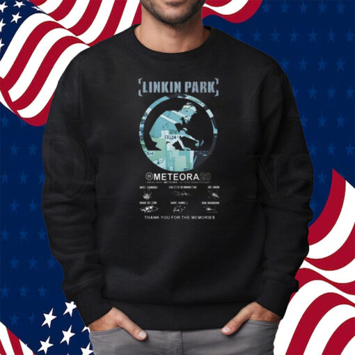 Linkin Park Meteora 20 Years Anniversary Thank You For The Memories Shirt Sweatshirt