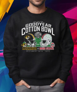 Missouri Tigers Vs Ohio State Buckeyes 2023 Cotton Bowl Matchup Shirt Sweatshirt