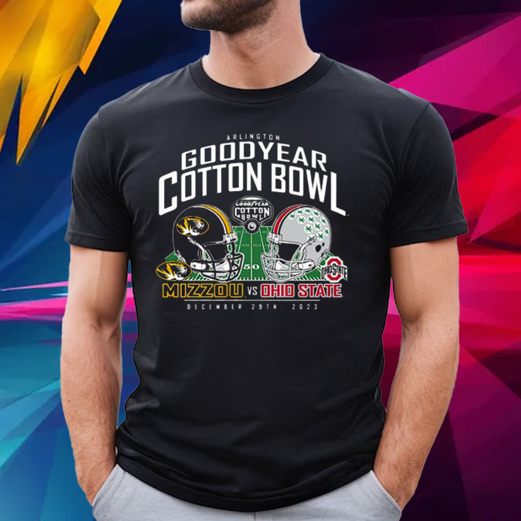 Missouri Tigers Vs Ohio State Buckeyes 2023 Cotton Bowl Matchup Shirt ...