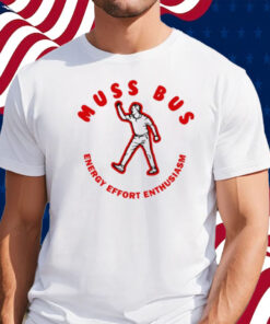 Nicole Musselman Wearing Muss Bus Energy Effort Enthusiasm Shirt