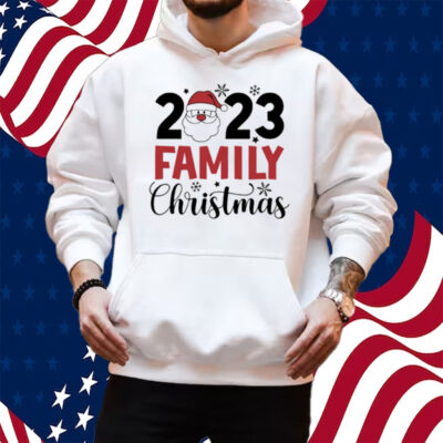 Santa 2023 Family Christmas Shirt Hoodie