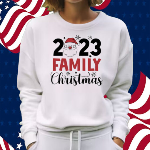 Santa 2023 Family Christmas Shirt Sweatshirt