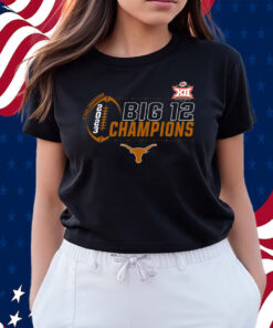 Texas Longhorns 2023 Big 12 Football Conference Champions Locker Room Shirts