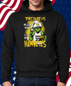 They Hate Us Because They Ain’t Us Hawkeyes Grinch Shirt Hoodie