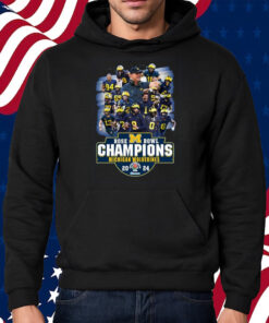2024 Rose Bowl Champions Michigan Wolverines Shirt Hoodie
