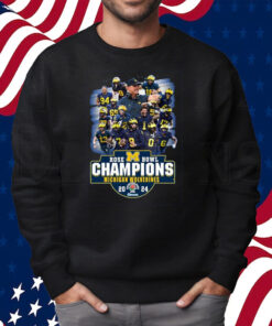 2024 Rose Bowl Champions Michigan Wolverines Shirt Sweatshirt