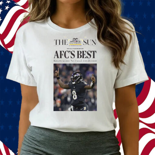 Lamar Jackson Afc’s Best Ravens Secure No1 Shirts