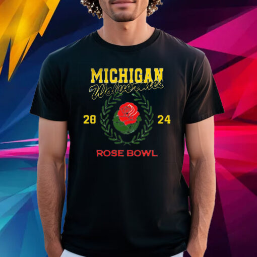 Michigan 2024 Rose Bowl Game Mon Jan 1 2024 Rose Bowl Stadium T-Shirt