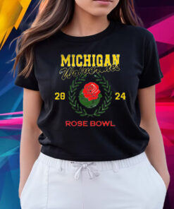 Michigan 2024 Rose Bowl Game Mon Jan 1 2024 Rose Bowl Stadium T-Shirts