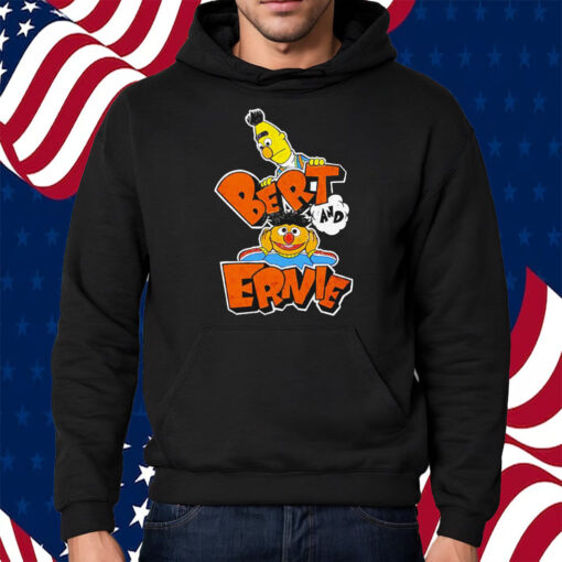 Sesame Street Retro Bert And Ernie Shirt Hoodie