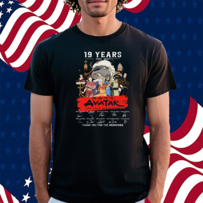19 Years 2005 – 2024 Avatar The Last Airbender Thank You For The Memories Shirt