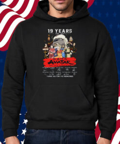 19 Years 2005 – 2024 Avatar The Last Airbender Thank You For The Memories Shirt Hoodie