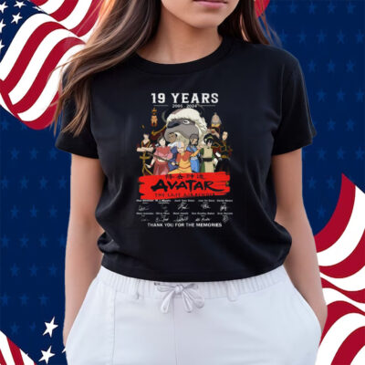 19 Years 2005 – 2024 Avatar The Last Airbender Thank You For The Memories Shirts