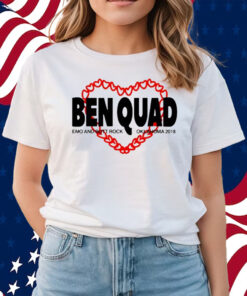 Ben Quad Dog Hearts Emo And Butt Rock Oklahoma 2018 T-Shirts