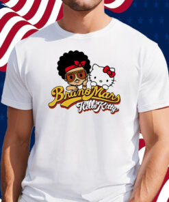 Bruno Mars X Hello Kitty Shirt