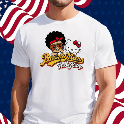 Bruno Mars X Hello Kitty Shirt