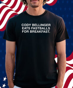 Cody Bellinger Eat Fastballs For Breakfast T-Shirt
