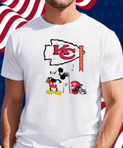 Mickey Mouse Kansas City Chiefs Champions Trophy Shirt