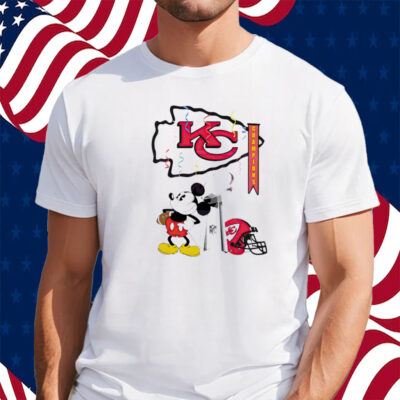 Mickey Mouse Kansas City Chiefs Champions Trophy Shirt