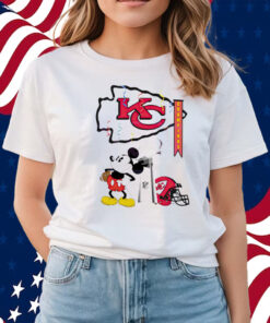 Mickey Mouse Kansas City Chiefs Champions Trophy Shirts