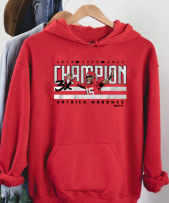 Patrick Mahomes 3x World Champ Shirt Hoodie