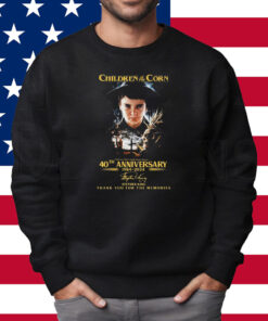 Children Of The Corn 40th Anniversary 1984-2024 Stephen King Thank You For The Memories Shirt Sweatshirt