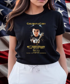 Children Of The Corn 40th Anniversary 1984-2024 Stephen King Thank You For The Memories Shirts