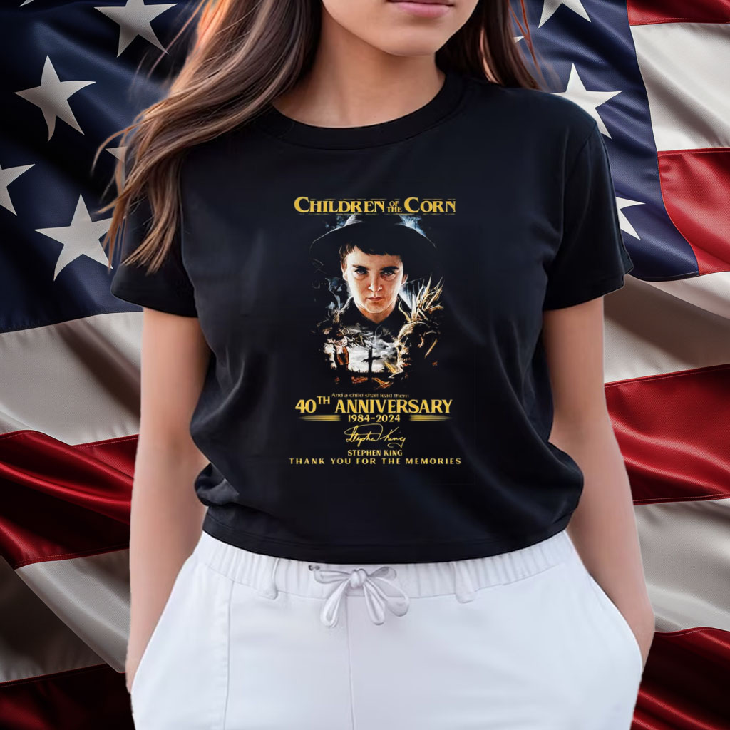 Children Of The Corn 40th Anniversary 1984-2024 Stephen King Thank You For The Memories Shirts