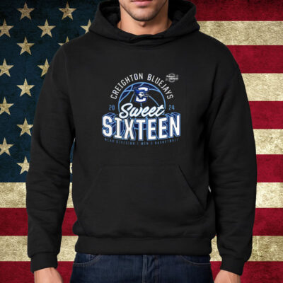 Creighton Bluejays 2024 Ncaa March Madness Sweet Sixteen Defensive Stance Shirt Hoodie