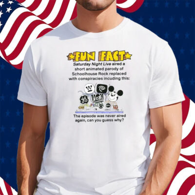 Fun Fact Saturday Night Live Aired A Short Animated Parody Of Schoolhouse Rock Replaced Shirt