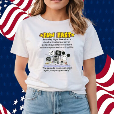 Fun Fact Saturday Night Live Aired A Short Animated Parody Of Schoolhouse Rock Replaced Shirts