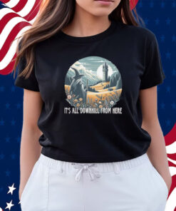 It’S All Downhill From Here Wizard Shirts