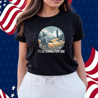 It’S All Downhill From Here Wizard Shirts
