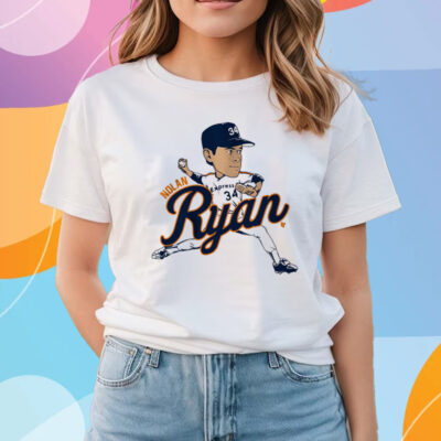 Nolan Ryan Caricature T-Shirts