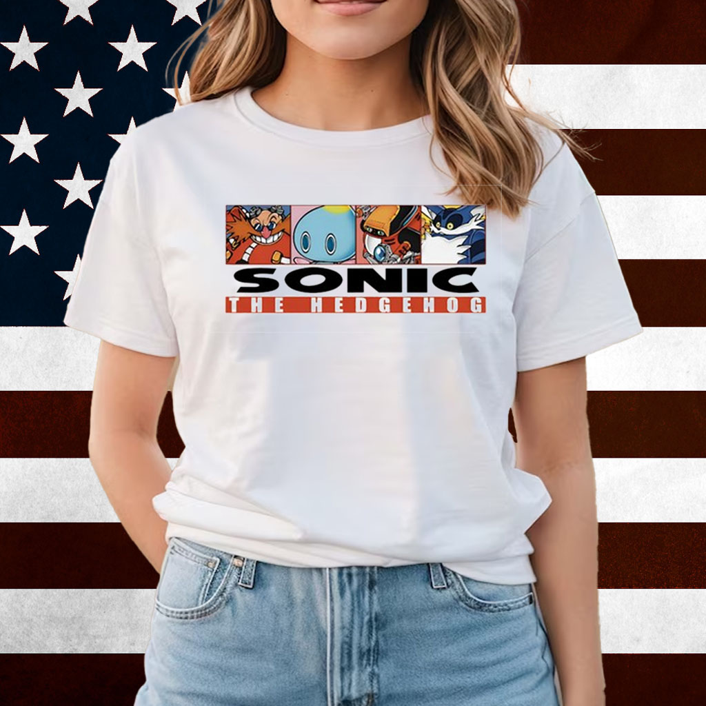 Og Box Logo Sonic The Hedgehog Shirt
