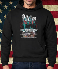 Pixies Tour 2024 38th Anniversary 1986-2024 Thank You For The Memories Shirt Hoodie