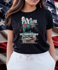 Pixies Tour 2024 38th Anniversary 1986-2024 Thank You For The Memories Shirts