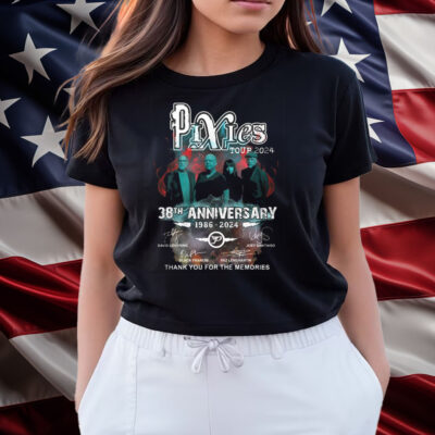 Pixies Tour 2024 38th Anniversary 1986-2024 Thank You For The Memories Shirts