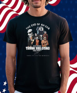 The End Of An Era Steve Borden Thank You Sting 1985-2024 Shirt
