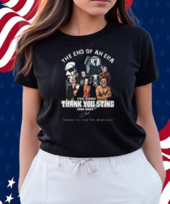 The End Of An Era Steve Borden Thank You Sting 1985-2024 Shirts