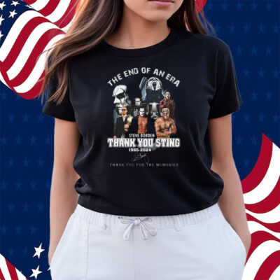The End Of An Era Steve Borden Thank You Sting 1985-2024 Shirts