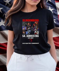 Udo Lindenberg 54 Jahrestag 1970-2024 Vielen Dank Fur Die Erinnerungen Shirts