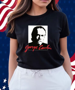 Mike Cessario Wearing George Carlin Sometimes A Little Brain Damage Can Help Shirt
