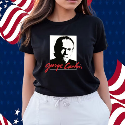 Mike Cessario Wearing George Carlin Sometimes A Little Brain Damage Can Help Shirt