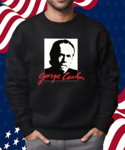 Mike Cessario Wearing George Carlin Sometimes A Little Brain Damage Can Help Shirt