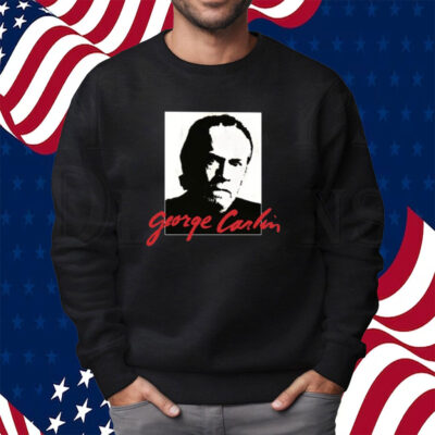 Mike Cessario Wearing George Carlin Sometimes A Little Brain Damage Can Help Shirt