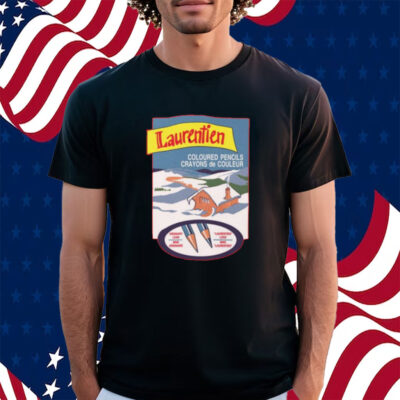 Laurentien Coloured Pencils Crayons De Couleur Shirt