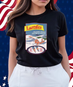 Laurentien Coloured Pencils Crayons De Couleur Shirt