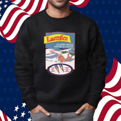 Laurentien Coloured Pencils Crayons De Couleur Shirt