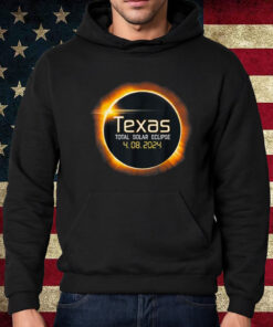 2024 Solar Eclipse Texas USA Totality T-Shirt Hoodie